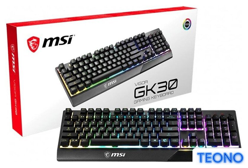Клавиатура MSI Vigor GK30 (черный) - Изображение №5 — Интернет-магазин Teono.by