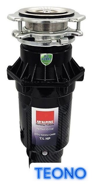 Измельчитель пищевых отходов McAlpine Perfect Grind Slim WDU-4ASEU-CARB - Изображение №2 — Интернет-магазин Teono.by