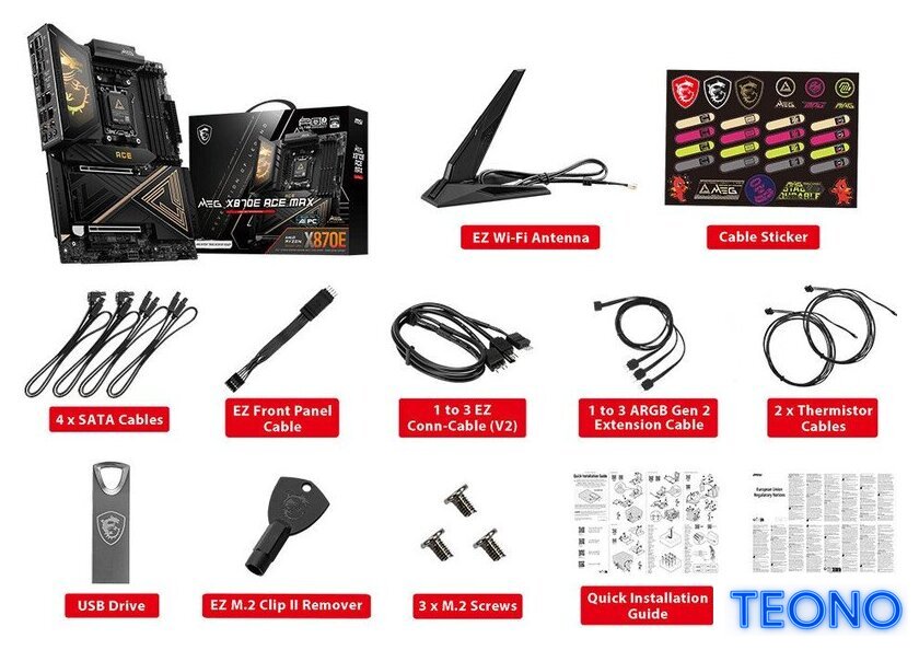 Материнская плата MSI MEG X870E Ace Max - Изображение №6 — Интернет-магазин Teono.by