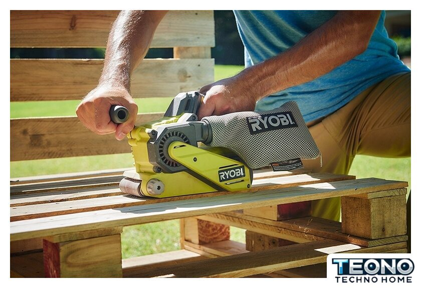 Ленточная шлифмашина Ryobi R18BS-0 5133002916 (без АКБ) - Изображение №2 — Интернет-магазин Teono.by