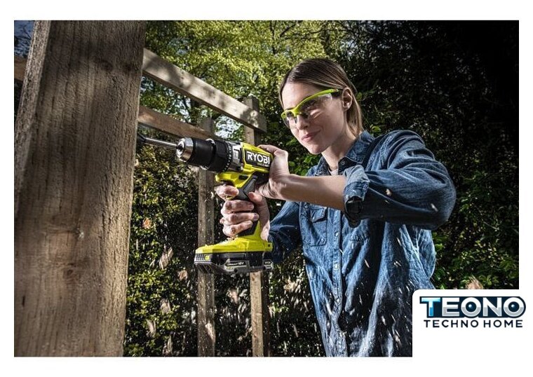 Ударная дрель-шуруповерт Ryobi RPD18X-242S 5133005283 (с 2-мя АКБ 2 Ач+4 Ач, сумка) - Изображение №6 — Интернет-магазин Teono.by