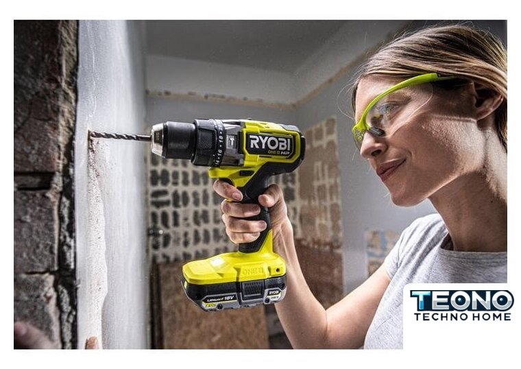 Ударная дрель-шуруповерт Ryobi RPD18X-242S 5133005283 (с 2-мя АКБ 2 Ач+4 Ач, сумка) - Изображение №3 — Интернет-магазин Teono.by
