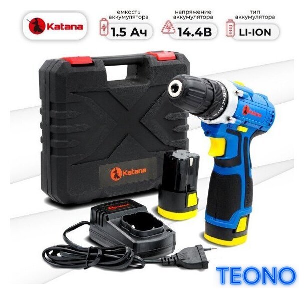 Дрель-шуруповерт KATANA PROdrive 1215 - Изображение №1 — Интернет-магазин Teono.by