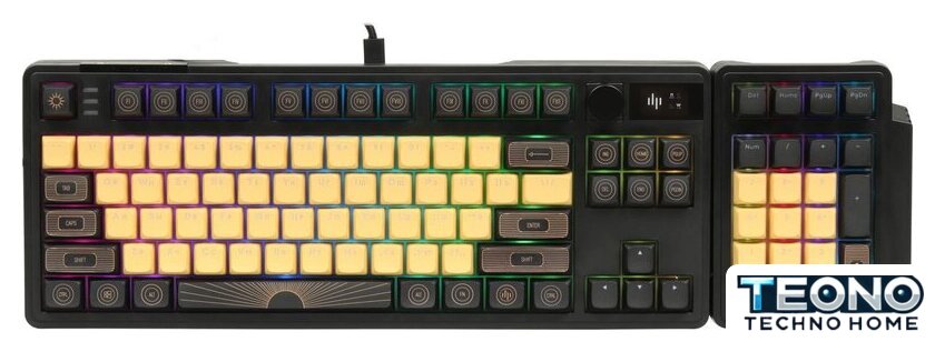 Клавиатура Дарк Проджект KD87A+Numpad (g3ms Moonstone, черный) - Изображение №1 — Интернет-магазин Teono.by