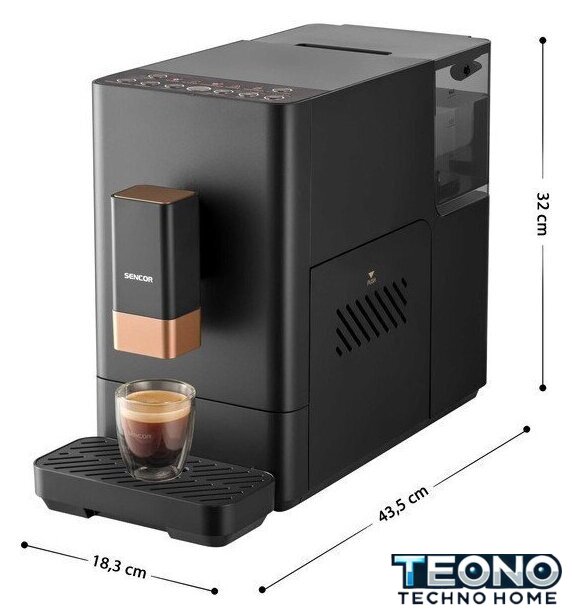 Кофемашина Sencor SES 6100BK - Изображение №3 — Интернет-магазин Teono.by
