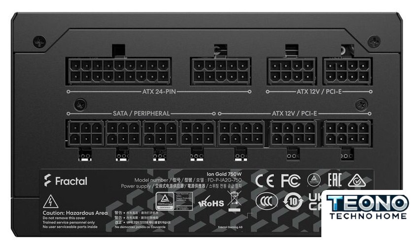 Блок питания Fractal Design Ion Gold 750W FD-P-IA2G-750 - Изображение №8 — Интернет-магазин Teono.by