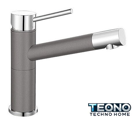 Смеситель Blanco Alta Compact Silgranit (темная скала) [518810] - Изображение №1 — Интернет-магазин Teono.by