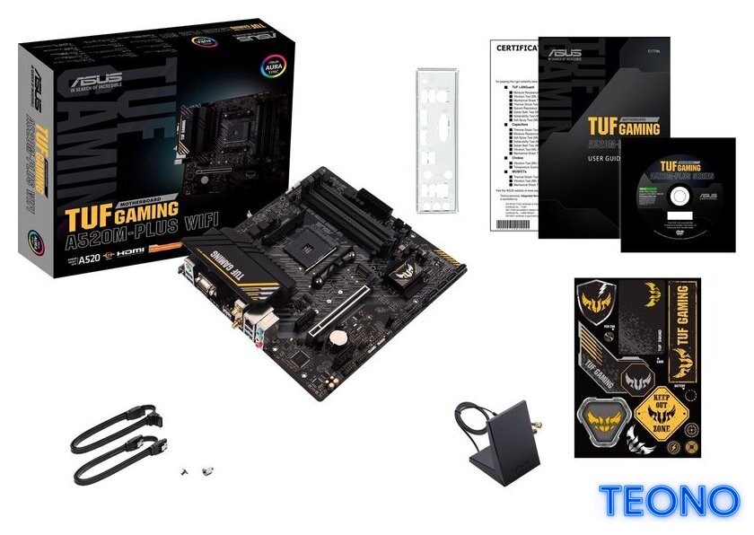 Материнская плата ASUS TUF Gaming A520M-Plus WiFi - Изображение №5 — Интернет-магазин Teono.by