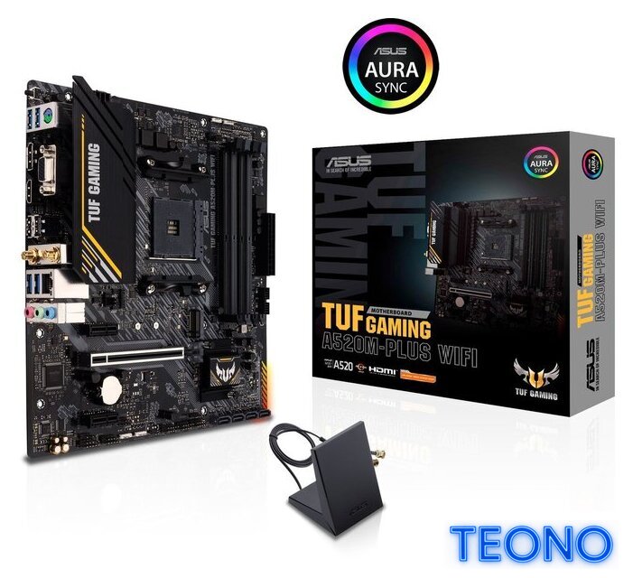 Материнская плата ASUS TUF Gaming A520M-Plus WiFi - Изображение №6 — Интернет-магазин Teono.by