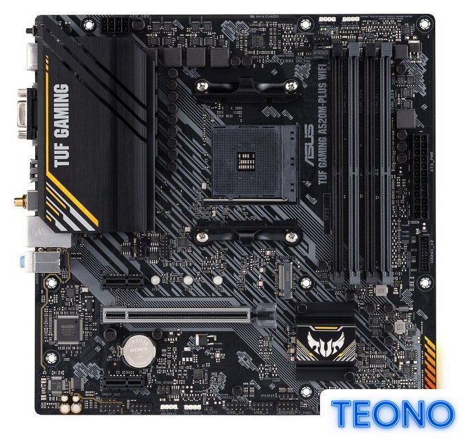 Материнская плата ASUS TUF Gaming A520M-Plus WiFi - Изображение №1 — Интернет-магазин Teono.by