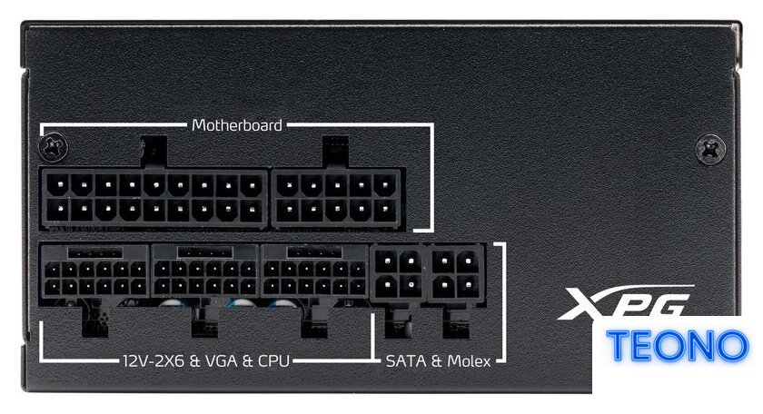 Блок питания ADATA XPG PYMCORE SFX Gold 750W PYMCORE750G-BKCEU - Изображение №3 — Интернет-магазин Teono.by