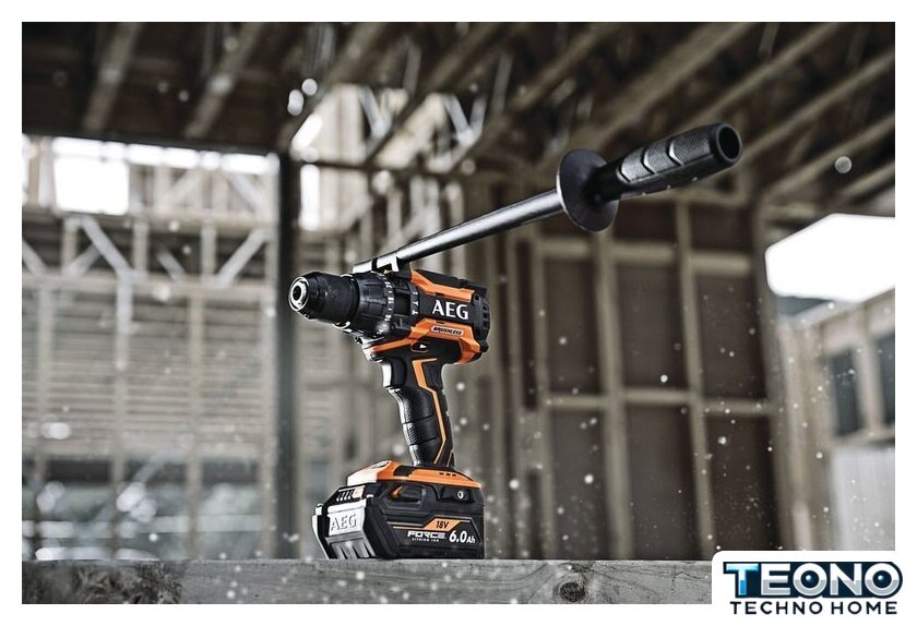 Ударная дрель-шуруповерт AEG Powertools BSB 18BL LI-602C 4935464100 (с 2-мя АКБ 6 Ач, кейс) - Изображение №7 — Интернет-магазин Teono.by