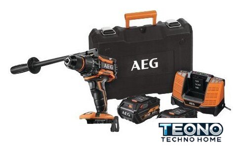 Ударная дрель-шуруповерт AEG Powertools BSB 18BL LI-602C 4935464100 (с 2-мя АКБ 6 Ач, кейс) - Изображение №1 — Интернет-магазин Teono.by