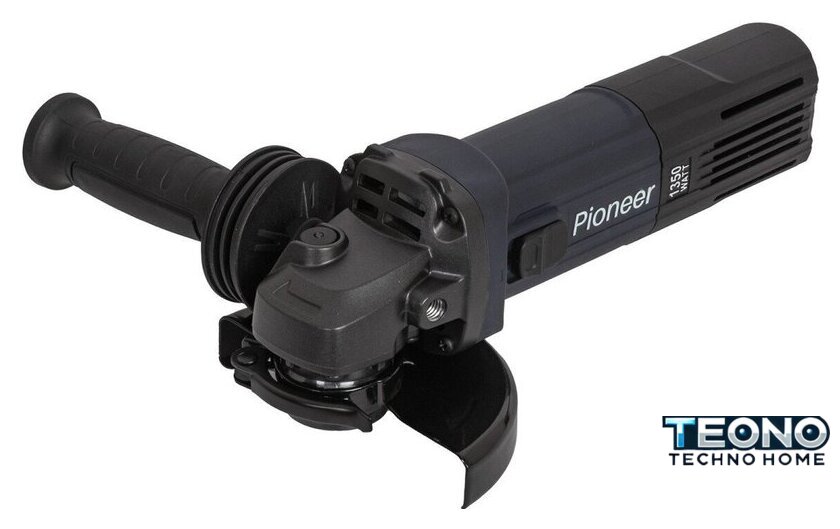 Угловая шлифмашина Pioneer Tools AG-E1350-125-01 - Изображение №14 — Интернет-магазин Teono.by