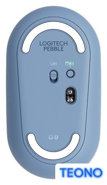 Мышь Logitech M350 Pebble (голубой) - Изображение №4 — Интернет-магазин Teono.by