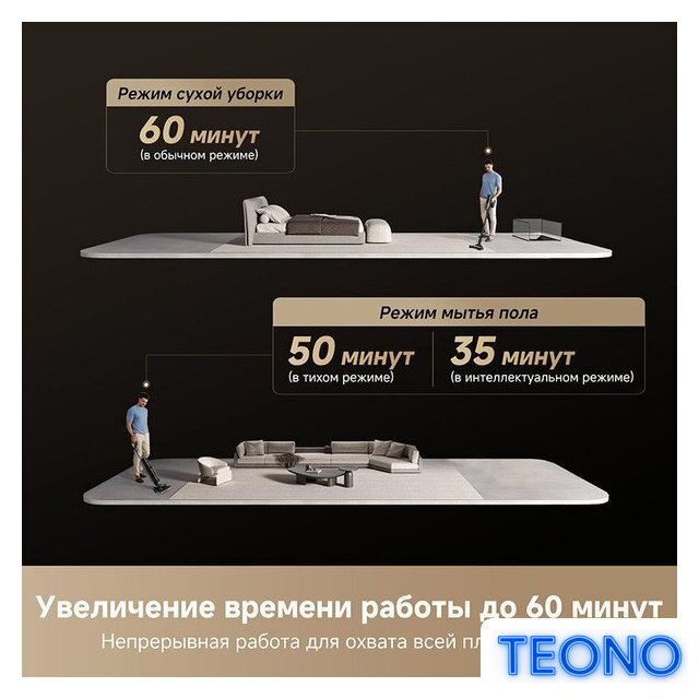 Пылесос Dreame H12 Dual FlexReach Wet and Dry Vacuum HHV31A (евровилка, черный) - Изображение №15 — Интернет-магазин Teono.by