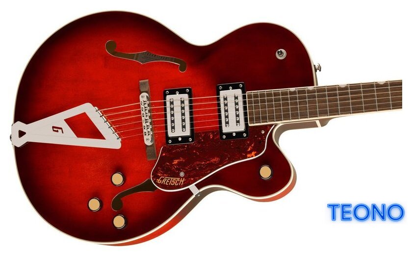 Полуакустическая гитара Gretsch G2420 Streamliner Claret Burst - Изображение №5 — Интернет-магазин Teono.by