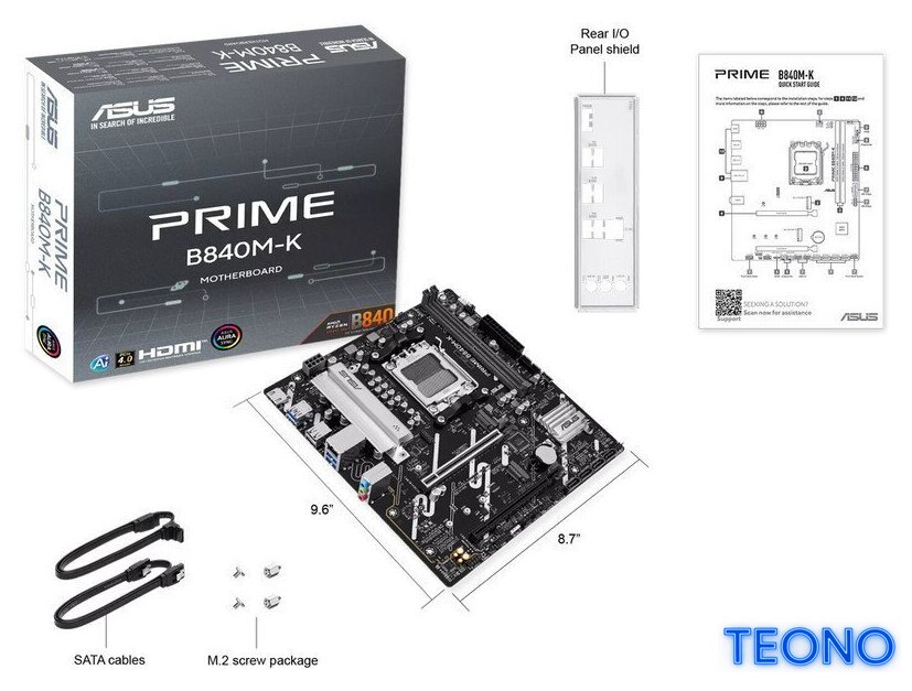 Материнская плата ASUS Prime B840M-K - Изображение №7 — Интернет-магазин Teono.by