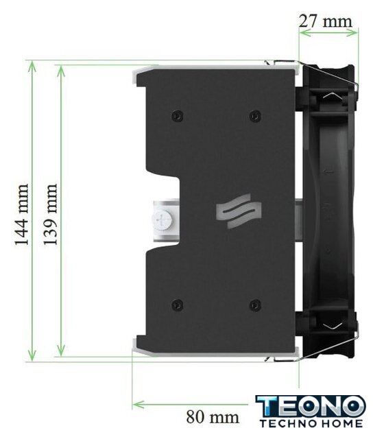 Кулер для процессора SilentiumPC Fortis 5 ARGB SPC308 - Изображение №20 — Интернет-магазин Teono.by