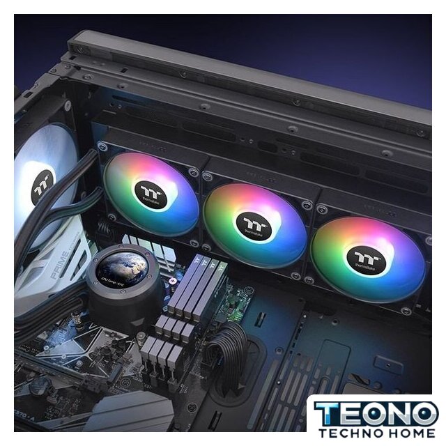 Система жидкостного охлаждения для процессора Thermaltake TH360 V2 Ultra ARGB Sync CL-W384-PL12SW-A - Изображение №6 — Интернет-магазин Teono.by