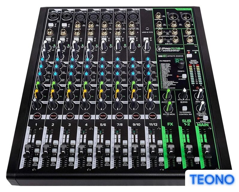 Микшерный пульт MACKIE ProFX12V3 - Изображение №2 — Интернет-магазин Teono.by