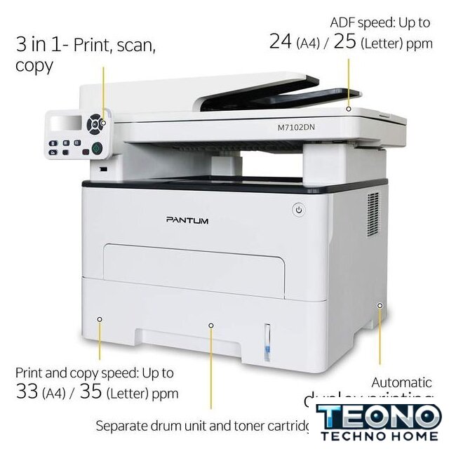 МФУ Pantum M7102DN - Изображение №2 — Интернет-магазин Teono.by