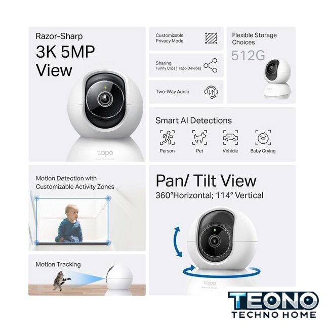 IP-камера TP-Link Tapo C230 - Изображение №3 — Интернет-магазин Teono.by
