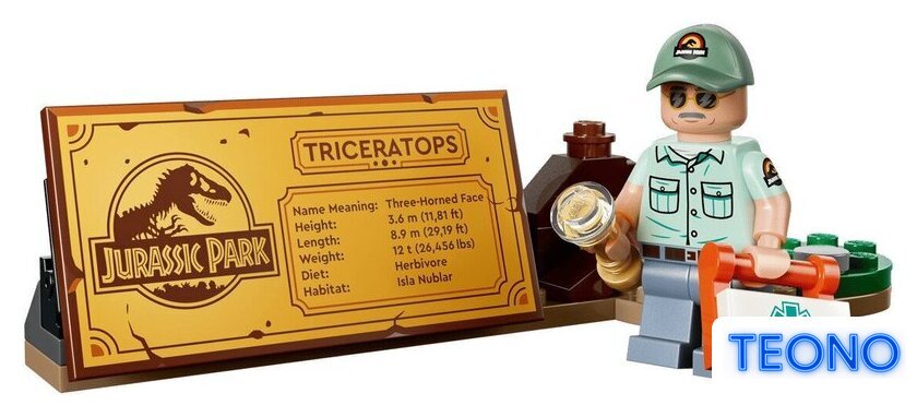 Конструктор LEGO Jurassic World 77985 Окаменелости динозавров: Трицератопс - Изображение №6 — Интернет-магазин Teono.by