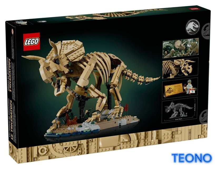 Конструктор LEGO Jurassic World 77985 Окаменелости динозавров: Трицератопс - Изображение №17 — Интернет-магазин Teono.by