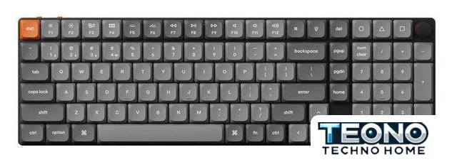 Клавиатура Keychron K17 Max RGB K17M-B3 (Gateron Low Profile Brown 2.0, нет кириллицы) - Изображение №1 — Интернет-магазин Teono.by