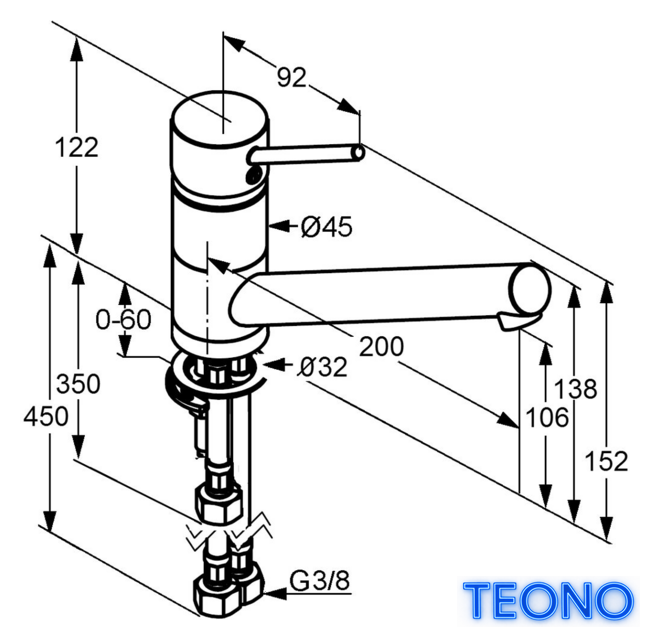 Смеситель Kludi Scope 339390575 (хром) - Изображение №2 — Интернет-магазин Teono.by