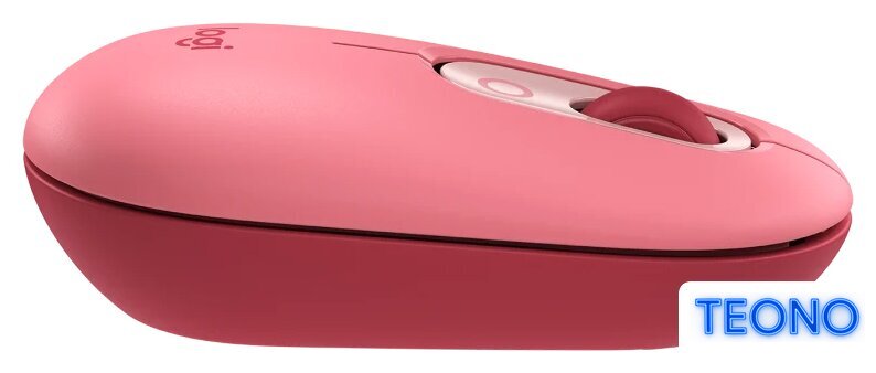Мышь Logitech Pop Mouse (розовый/бордовый) - Изображение №4 — Интернет-магазин Teono.by