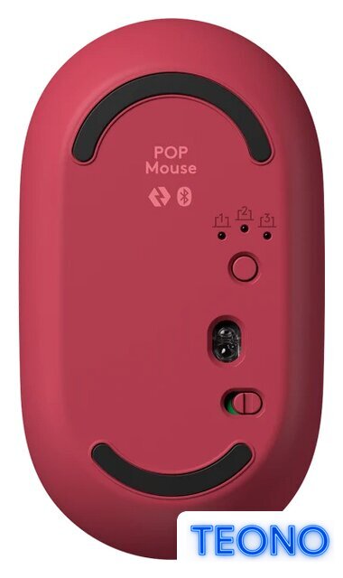 Мышь Logitech Pop Mouse (розовый/бордовый) - Изображение №6 — Интернет-магазин Teono.by
