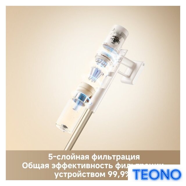 Пылесос Dreame Cordless Vacuum Cleaner R10s Essential VZV29A (евровилка, белый) - Изображение №5 — Интернет-магазин Teono.by