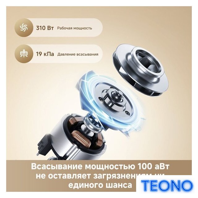 Пылесос Dreame Cordless Vacuum Cleaner R10s Essential VZV29A (евровилка, белый) - Изображение №6 — Интернет-магазин Teono.by
