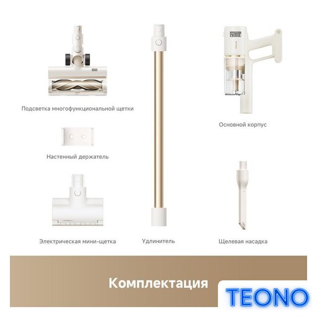 Пылесос Dreame Cordless Vacuum Cleaner R10s Essential VZV29A (евровилка, белый) - Изображение №13 — Интернет-магазин Teono.by