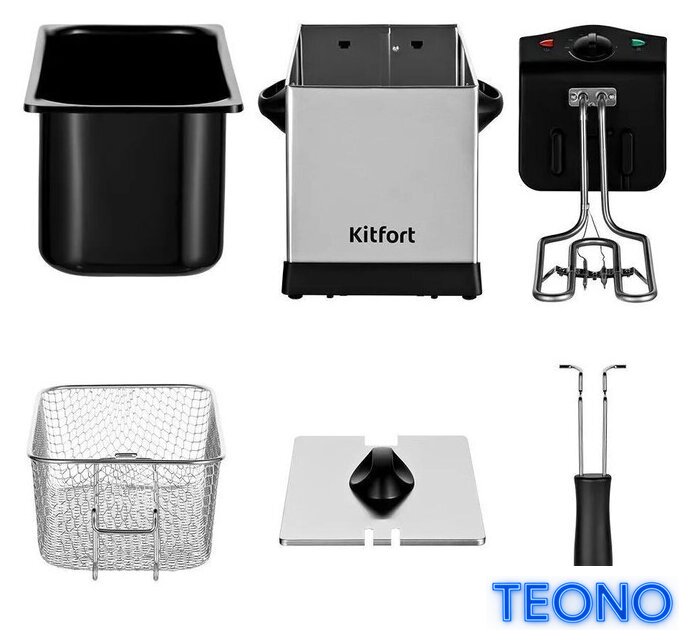 Фритюрница Kitfort KT-4051 - Изображение №7 — Интернет-магазин Teono.by