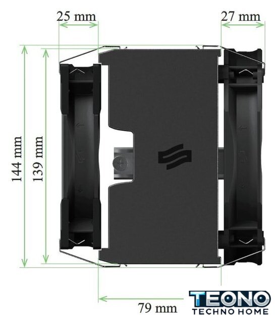 Кулер для процессора SilentiumPC Fortis 5 Dual Fan SPC307 - Изображение №22 — Интернет-магазин Teono.by