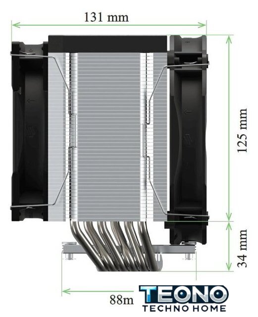 Кулер для процессора SilentiumPC Fortis 5 Dual Fan SPC307 - Изображение №21 — Интернет-магазин Teono.by