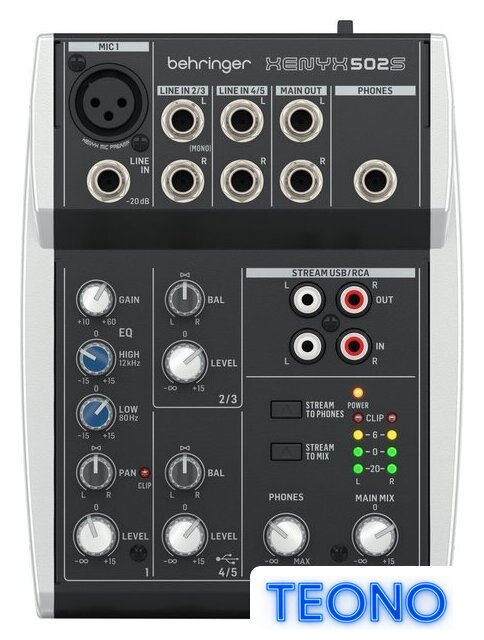 Микшерный пульт Behringer Xenyx 502S - Изображение №1 — Интернет-магазин Teono.by