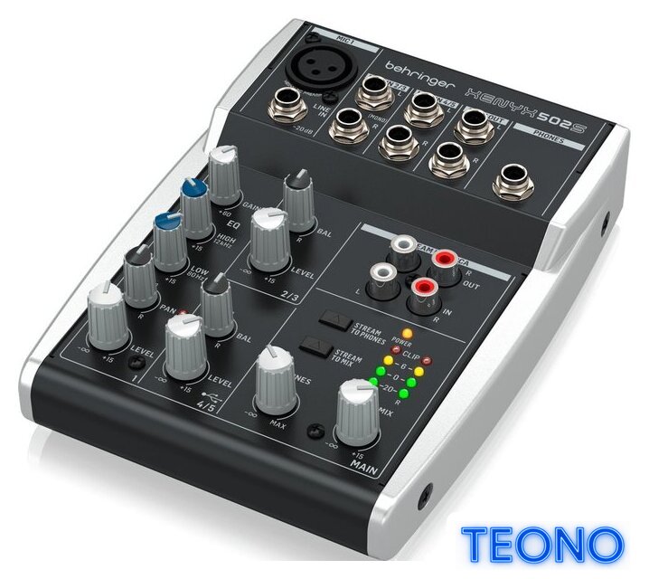 Микшерный пульт Behringer Xenyx 502S - Изображение №3 — Интернет-магазин Teono.by