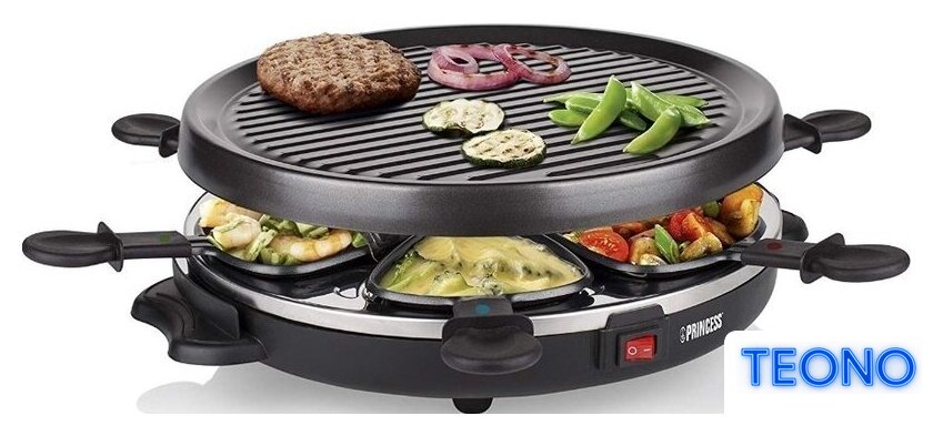 Раклетница Princess 162725 Raclette 6 Grill Party - Изображение №4 — Интернет-магазин Teono.by