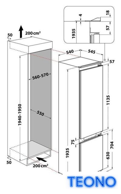 Холодильник Whirlpool WHC20 T352 - Изображение №13 — Интернет-магазин Teono.by