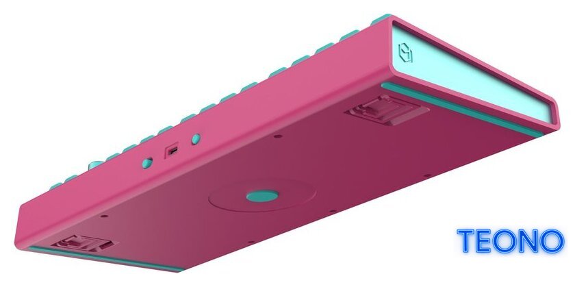 Клавиатура IO by Red Square Type 84 g3ms Sapphire V2 (бирюзовый/розовый) - Изображение №3 — Интернет-магазин Teono.by