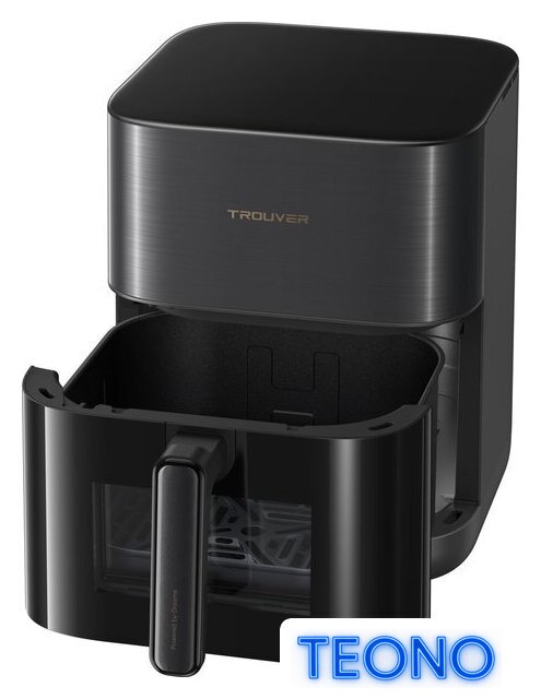 Аэрогриль (аэрофритюрница) Trouver Air Fryer FD10 Pro VFF12A (черный) - Изображение №2 — Интернет-магазин Teono.by