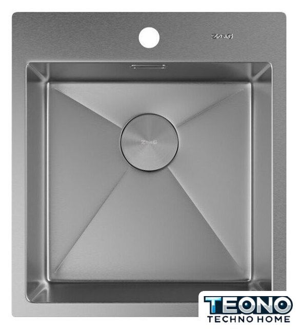 Кухонная мойка ZorG Zerox 46 IF Steel - Изображение №3 — Интернет-магазин Teono.by