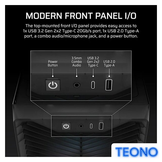 Корпус Corsair 3200D RS ARGB CC-9011346-WW - Изображение №10 — Интернет-магазин Teono.by