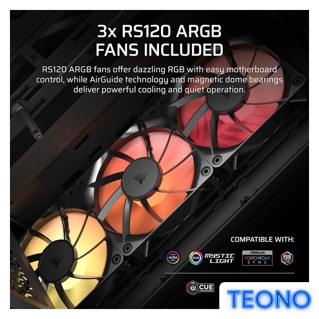 Корпус Corsair 3200D RS ARGB CC-9011346-WW - Изображение №7 — Интернет-магазин Teono.by