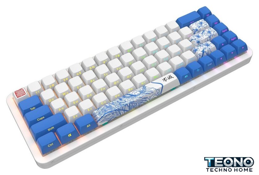 Клавиатура Red Square Alumix 68 Arita (g3ms Sapphire) - Изображение №4 — Интернет-магазин Teono.by