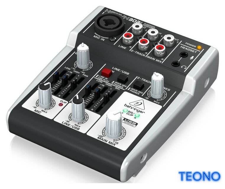 Микшерный пульт Behringer Xenyx 302USB - Изображение №3 — Интернет-магазин Teono.by